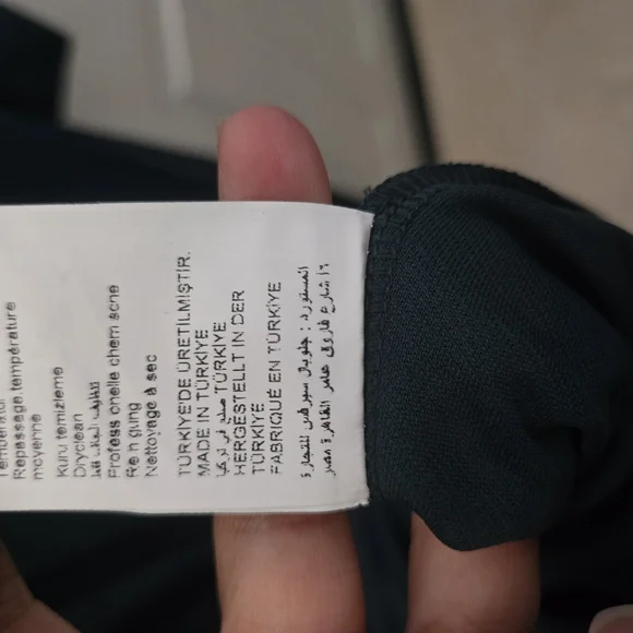 Turkish Refka Green Long Sleeve Dress - Picture 8 of 10